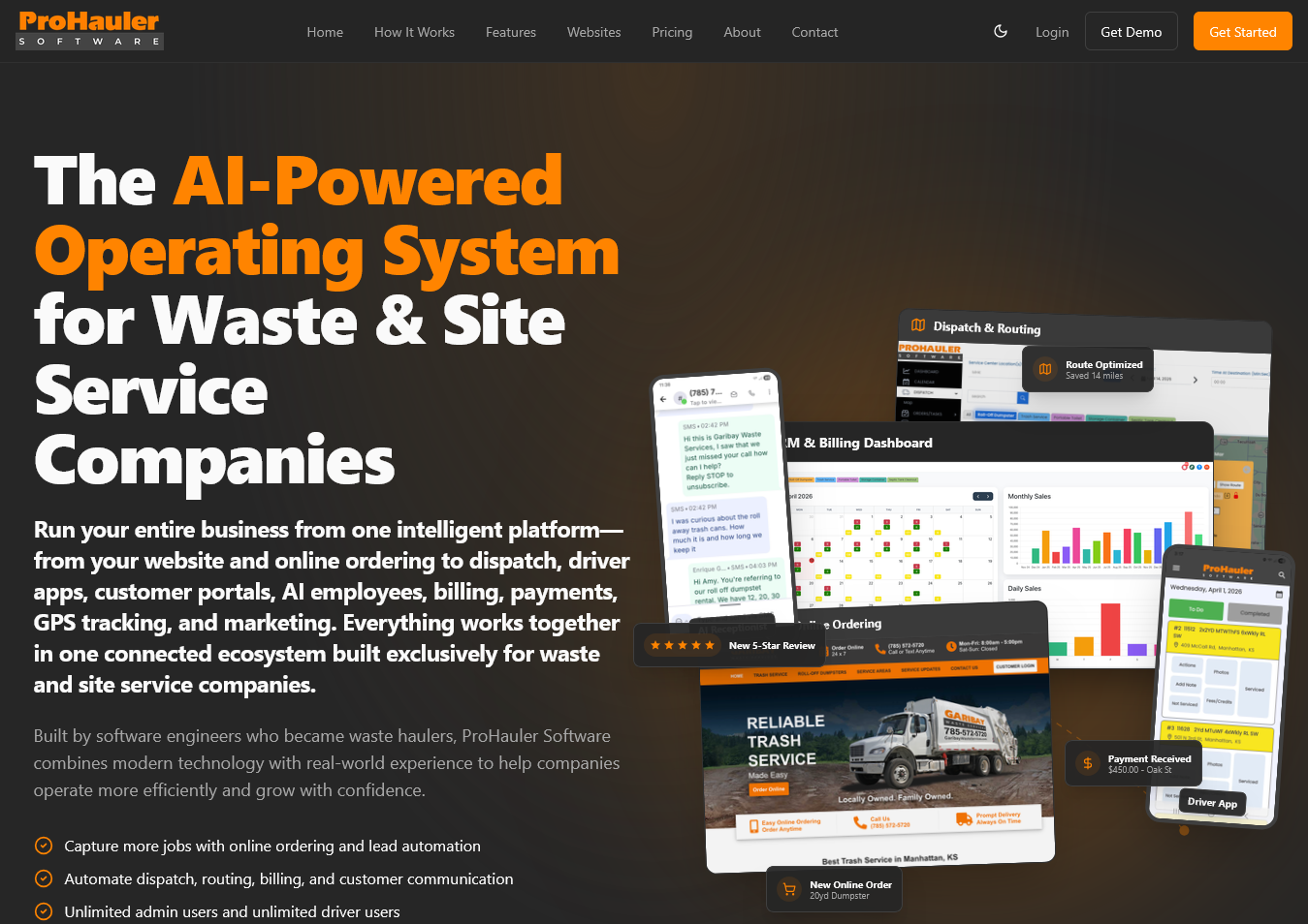 ProHauler Software &mdash; Logo & Branding by eWebIdeas